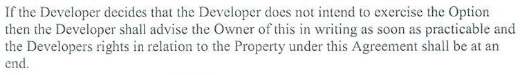 Property-Options-Agreement-Developer-Does-Not-Exercise-The-Option